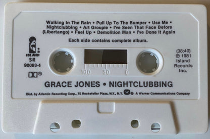 Grace Jones : Nightclubbing (Cass, Album, SR)