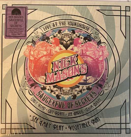 Nick Mason's Saucerful Of Secrets : See Emily Play • Vegetable Man (Live At The Roundhouse) (12", S/Sided, Maxi, Etch, Ltd)