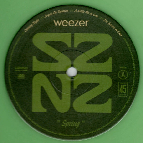 Weezer : SZNZ: Spring  (12", EP, Glo)