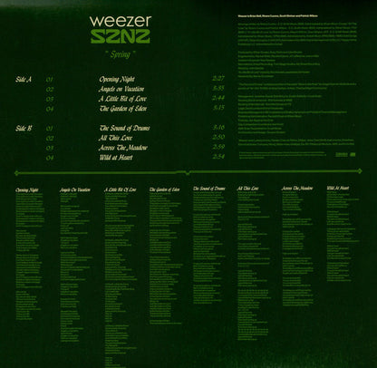 Weezer : SZNZ: Spring  (12", EP, Glo)