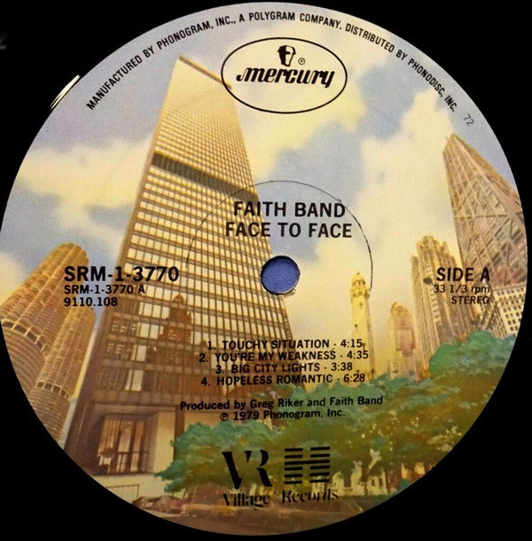 Faith Band : Face To Face (LP, Album)