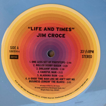 Jim Croce : Life And Times (LP, RE, RP, Blu)