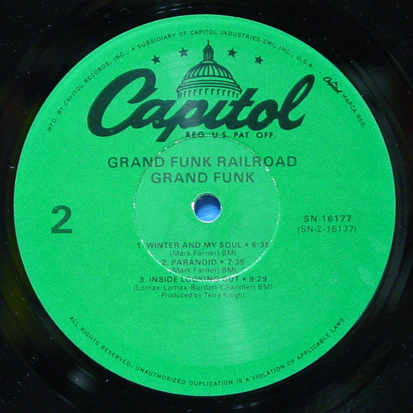 Grand Funk Railroad : Grand Funk (LP, Album, RE)