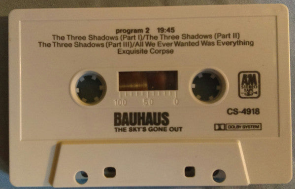 Bauhaus : The Sky's Gone Out (Cass, Album)