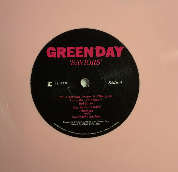 Green Day : Saviors (LP, Album, Ltd, Lig)