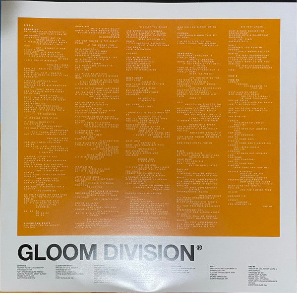 I DONT KNOW HOW BUT THEY FOUND ME : Gloom Division (LP, Album, Ltd, Ora)