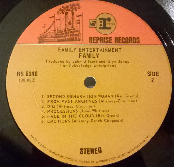 Family (6) : Family Entertainment (LP, Album, San)