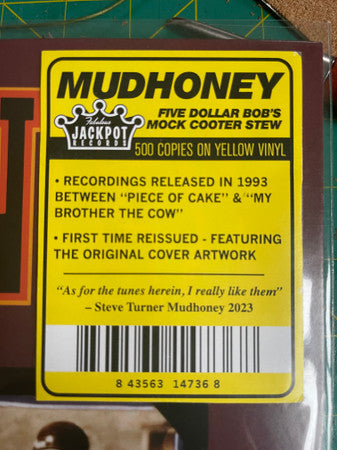 Mudhoney : Five Dollar Bob's Mock Cooter Stew (12", EP, Yel)