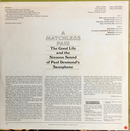 Paul Desmond : Easy Living (LP, Album)