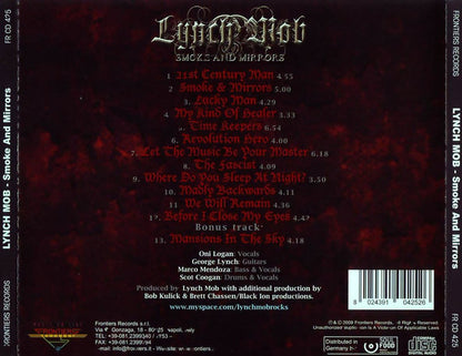 Lynch Mob (2) : Smoke And Mirrors (CD, Album)