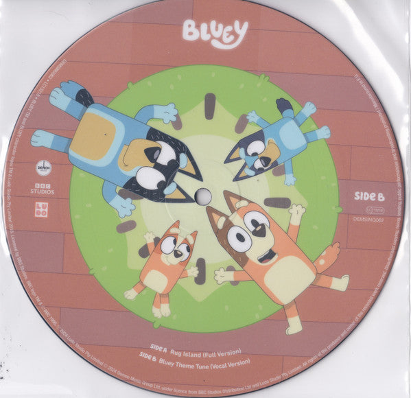 Joff Bush, The Bluey Music Team : Rug Island (Full Version) (7", RSD, Single, Ltd, Pic)