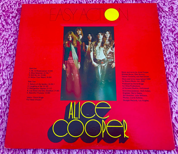 Alice Cooper : Easy Action (LP, Album, Promo, Gat)