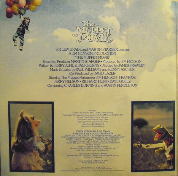 The Muppets : The Muppet Movie - Original Soundtrack Recording (LP, Album, Club, PR )