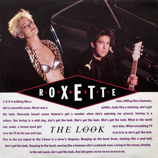 Roxette : The Look (Head-Drum-Mix) (12", Single)