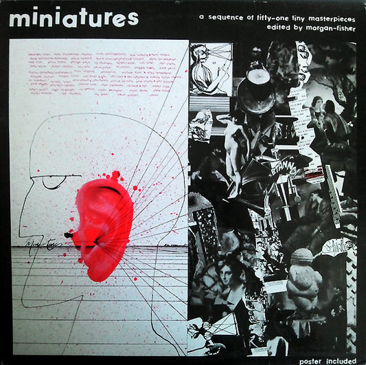 Various : Miniatures (A Sequence Of Fifty-One Tiny Masterpieces Edited By Morgan-Fisher) (LP, Album, Red)