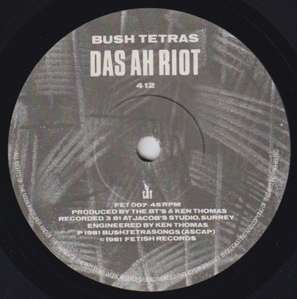 Bush Tetras : Things That Go Boom In The Night (7")