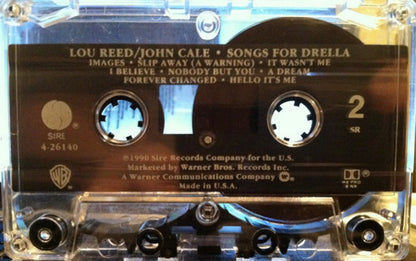 Lou Reed / John Cale : Songs For Drella (Cass, Album, SR)