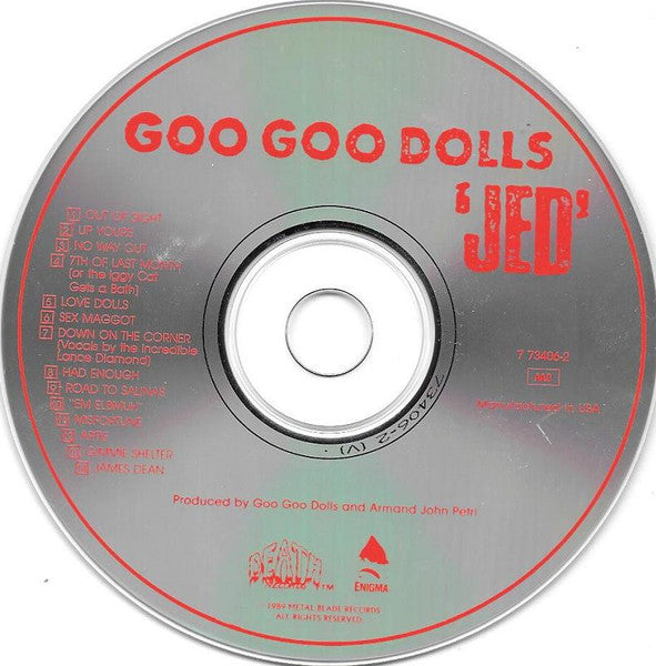 Goo Goo Dolls : Jed (CD, Album)