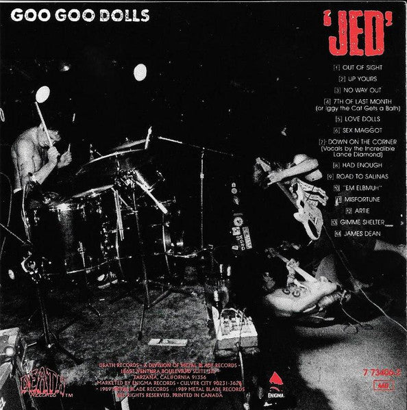 Goo Goo Dolls : Jed (CD, Album)