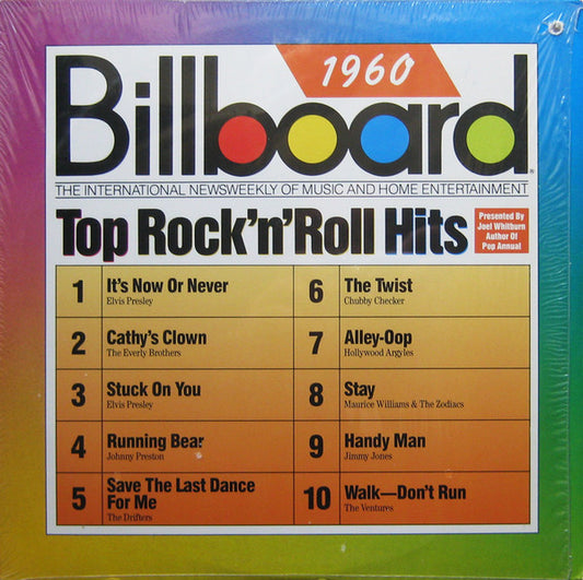 Various : Billboard Top Rock'N'Roll Hits - 1960 (LP, Comp)