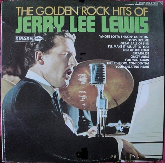 Jerry Lee Lewis : The Golden Rock Hits Of Jerry Lee Lewis (LP, Album)