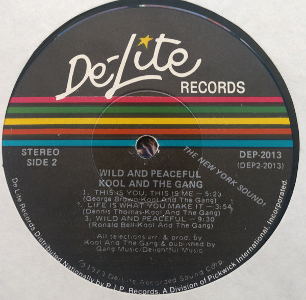 Kool & The Gang : Wild And Peaceful (LP, Album, RP)