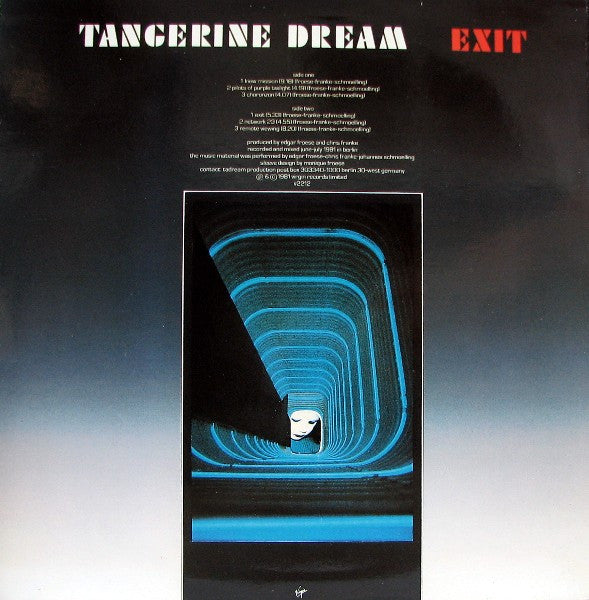 Tangerine Dream : Exit (LP, Album)