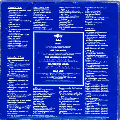 War : Radio Free War (LP, Comp, Promo, Blu)