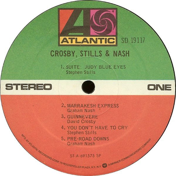 Crosby, Stills & Nash : Crosby, Stills & Nash (LP, Album, RE, SP,)