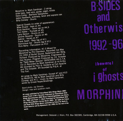 Morphine (2) : B-Sides And Otherwise (CD, Comp)