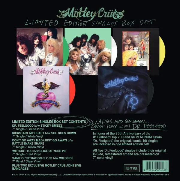 Motley Crue - Dr Feelgood (35th Anniversary 7" Single Boxset)