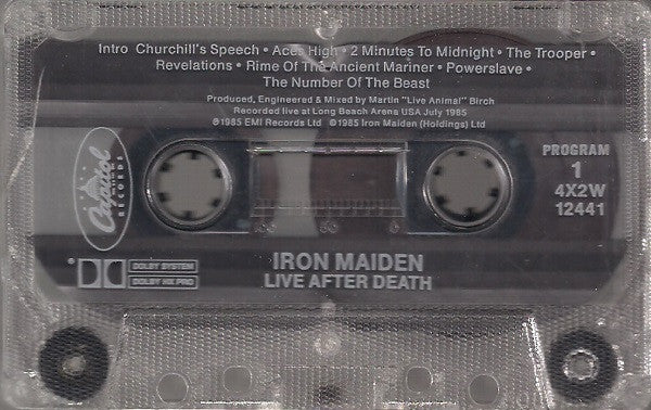 Iron Maiden : Live After Death (Cass, Album)