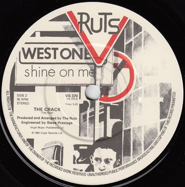 Ruts* : West One (Shine On Me) (7")