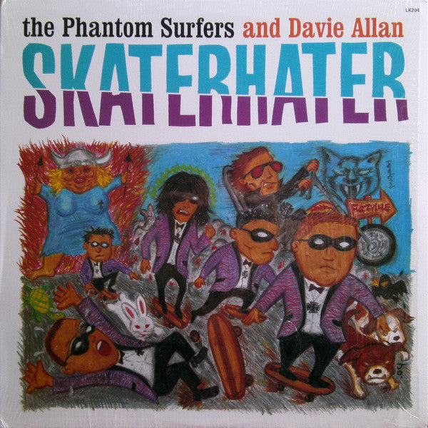 The Phantom Surfers & Davie Allan : Skaterhater (LP, Mono)