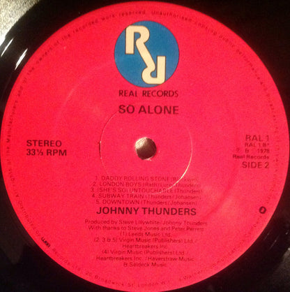 Johnny Thunders : So Alone (LP, Album)