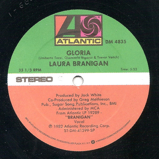 Laura Branigan : Gloria (12", SP)