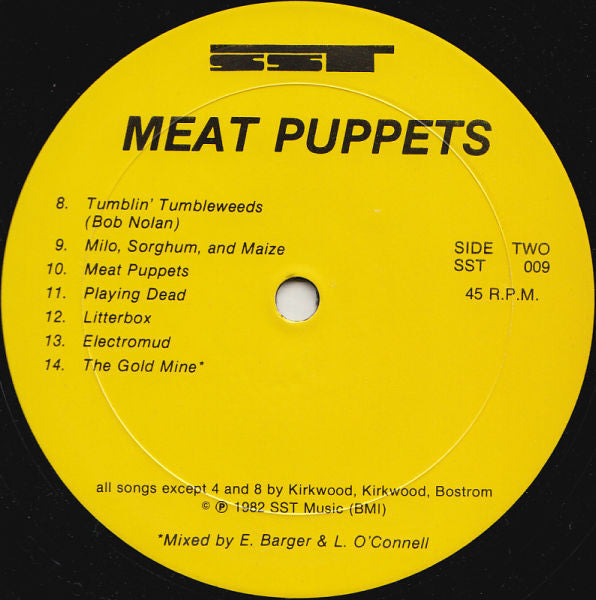 Meat Puppets : Meat Puppets (12", Album)