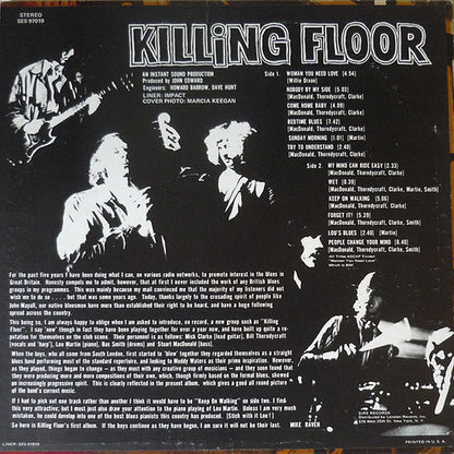 Killing Floor (2) : Killing Floor (LP, Album)