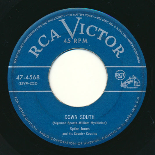 Spike Jones And His Country Cousins : Down South / I've Turned A Gadabout (7", Single)