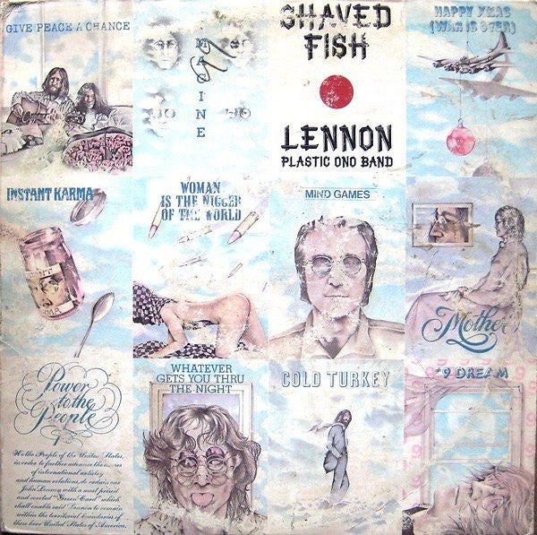 Lennon* / Plastic Ono Band* : Shaved Fish (LP, Comp, RE, Win)