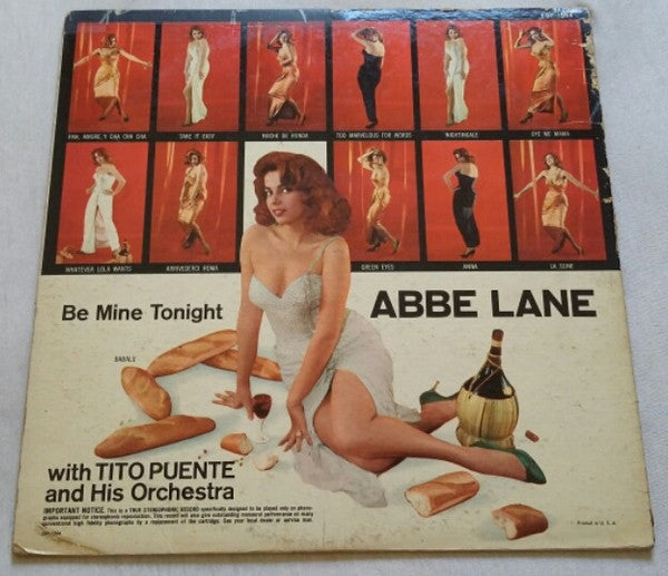 Abbe Lane With Tito Puente And His Orchestra : Be Mine Tonight (LP, Album, RE)