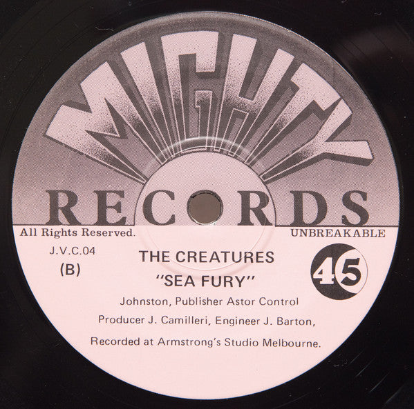 The Creatures (9) : Sea Fury (7", Single)