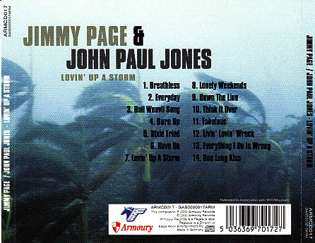 Jimmy Page & John Paul Jones : Lovin' Up A Storm (CD, Album)