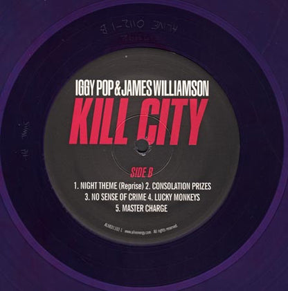 Iggy Pop & James Williamson : Kill City (LP, Album, RE, RM, Pur)