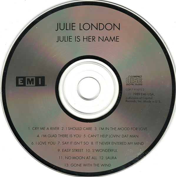 Julie London : Julie Is Her Name (CD, Album, RE)