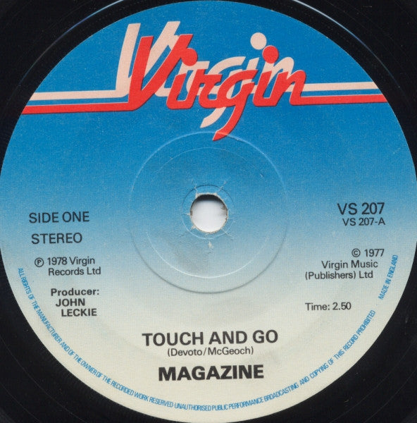 Magazine : Touch And Go (7", Single, Pap)