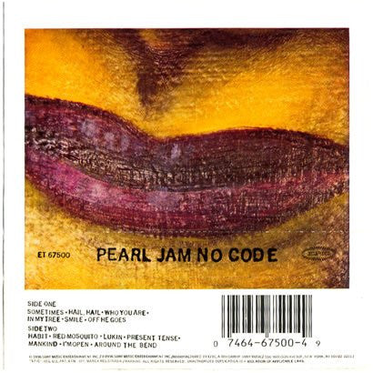 Pearl Jam : No Code (Cass, Album, Lip)