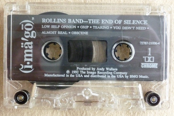 Rollins Band : The End Of Silence (Cass, Album, Chr)