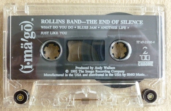 Rollins Band : The End Of Silence (Cass, Album, Chr)