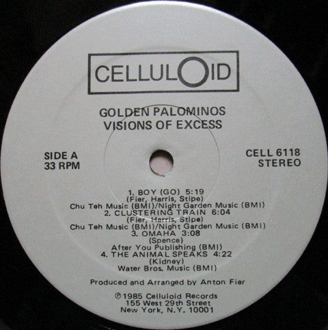 The Golden Palominos : Visions Of Excess (LP, Album)